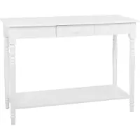 Beliani TOBAGO - Consoletafel - Wit - MDF