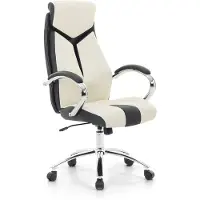 Beliani FORMULA - Bureaustoel - Beige - Polyester