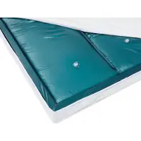 Beliani DUAL VOLL - Waterbedmatras - Blauw - 160 x 200 cm - Vinyl