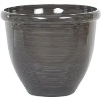 Beliani TESALIA - Plantenbak - Bruin - 44 cm - Polyresin