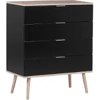 Beliani WALPI - Commode - Zwart - MDF