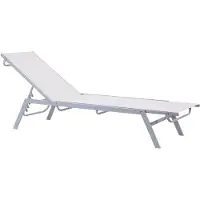 Beliani NOLI - Strandstoel - Wit - Polyester
