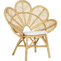 Beliani FLORENTINE - Fauteuil - Natuurlijk - Rotan