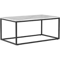 Beliani DELANO - Salontafel - Beige/Zwart - MDF