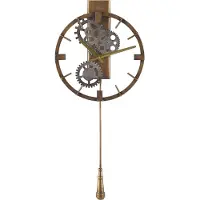 Beliani MARCOTE - Wandklok - Goud - IJzer