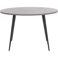 Beliani ODEON - Eettafel - Grijs - 120 x 120 cm - MDF