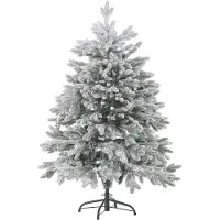Beliani FORAKER - Kerstboom - Wit - 120 cm - PVC