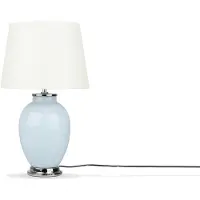 Beliani BRENTA - Tafellamp - Blauw - Keramiek