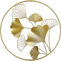 Beliani BISMUTH - Wanddecoratie - Goud - Metaal