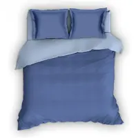 Romanette Dekbedovertrek Comtesse Blauw Flanel-260 x 200 / 220 cm | Extra Breed