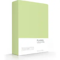Romanette Kussensloop Flanel Dustygreen Set van 2 - 60x70 cm