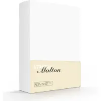Romanette stretch molton hoeslaken - 80% katoen - 20% polyester - online kopen
