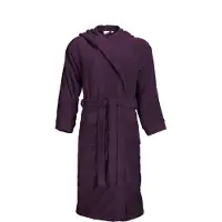 The One Towelling Badjas Plum Capuchon - XXL/3XL