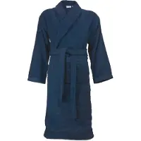The One Towelling Organic Badjas - L/XL - Hoge vochtopname - 100% Biologisch gekamd katoen - Marineblauw