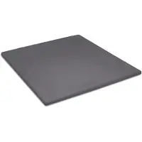 Cinderella Topper Hoeslaken Anthracite (Flanel)-90 x 200/210 cm
