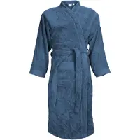The One Towelling Luxe Badjas - 100% Katoen Denim / 2XL/3XL