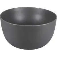 Differnz Waskom tulip 40 cm keramiek mat donker grijs