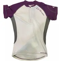 Booster - Fietsshirt dames - Paars/Wit - Maat L