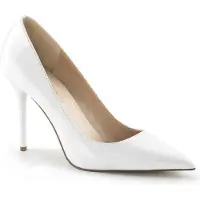 Pleaser - CLASSIQUE-20 Pumps - US 12 - 42 Shoes - Wit
