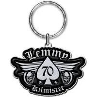 Ginza.se Lemmy Kilmister - 70 Sleutelhanger - Zwart/Zilverkleurig
