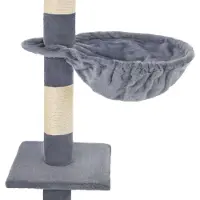 TecTake Dominik Krabpaal - Grijs - 144 cm