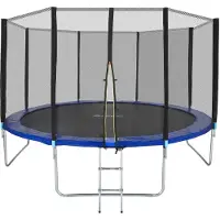 TecTake - Trampoline Garfunky - met veiligheidsnet - 396 cm