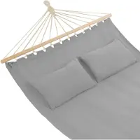 TecTake - 2 persoons hangmat Eden grijs - 403566