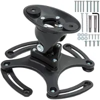 TecTake - Universele beamersteun - plafondsteun voor beamer - max. 20kg - 401799