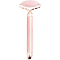 Teaology - Rose Quartz Vibrating Face Roller Massage