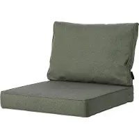 Madison - Loungekussen - Tuinkussen - Zitkussen - Rugkussen - Waterbestendig - 2-delig - 60 x 60cm - Manchester Groen