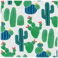 My Little Day Papieren Servetten - Wit met Cactussen