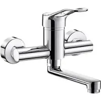 Delabie Muurmgkrn Securit EP vr spoelt vaste uitl L150,open gr,S-kop