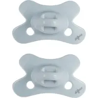 Difrax Natural Fopspeen - Newborn - Lichtblauwe - 2 Stuks