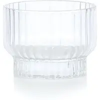 XLBoom Volta Theelicht - in Glas - Transparant - 9 × 9 × 7 cm