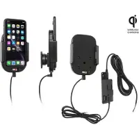 Brodit houder geschikt voor Apple iPhone XR / 11 Qi Wireless Actieve houder met vaste voeding