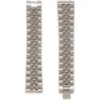 KRAEK Zilver Staal - horlogebandje met quick release - Zilveren Schakelband - 18 mm bandje - Easy click - Met inkort set - Stalen Armband