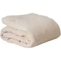 Garbo&Friends Eggshell Muslin gewatteerde deken 100x140 cm