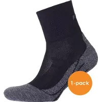 Falke TK2 Cool Short anti-blaar dik lyocell functioneel materiaal wandelsokken heren zwart - maat 42-43