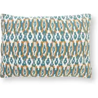 Chhatwal & Jonsson Ikat Delhi Cushion Indoor/outdoor 40x60 Cm Heaven Blue/ - Decoratieve kussens & hoezen Katoen Beige - OIC080250-15