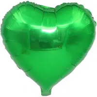 BLANCO Folieballon hart | Groen | 18 inch | 45 cm | DM-products