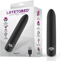 Latetobed - Vibrator - Oplaadbaar - 10 Standen - Waterproof - Zwart