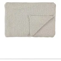 Marc O'Polo Plaid Nordic Knit Plaid Oatmeal-130 x 170 cm