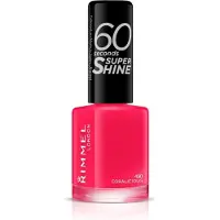 Rimmel 3x Nagellak 60 Seconds SuperShine 430 Coralicious 8 ml