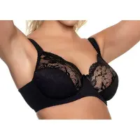 Elbrina Niet voorgevormde bh Johanna | Maat: 85F | Kleur: Zwart