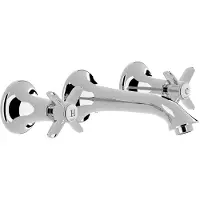 Tres Clasic inbouw wastafelkraan 15cm chroom