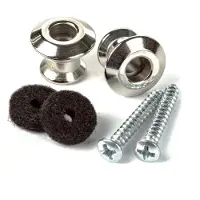 Dunlop Straplok Dual Design Strap Buttons Nickel