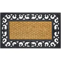 Kölle Rubber Mat Met Cocos Gazelle 45x75cm Bruin bruin Kokosvezel Deurmat