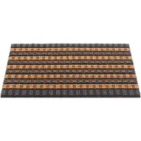Overig Deurmat Quadro Scrape - Naturel - Antislip - 50x80cm