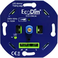 EcoDim Led dimmer inbouw 0-150W | Fase afsnijding (RC) | DIM.04