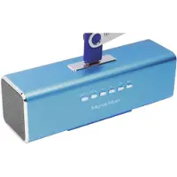 Technaxx MusicMan MA Lautsprecher Mini-luidspreker AUX, FM radio, USB, SD Blauw
